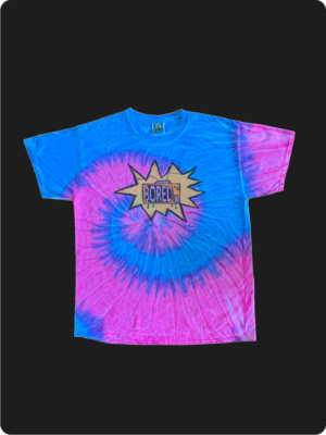 Vintage Teenage Bored TV Tie Dye